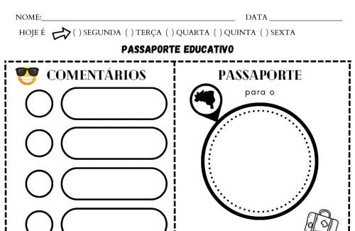 atividade passaporte educativo