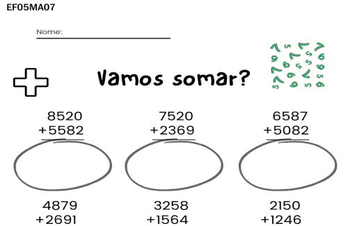 atividade de adição