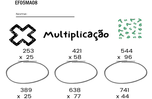 atividade de multiplicação