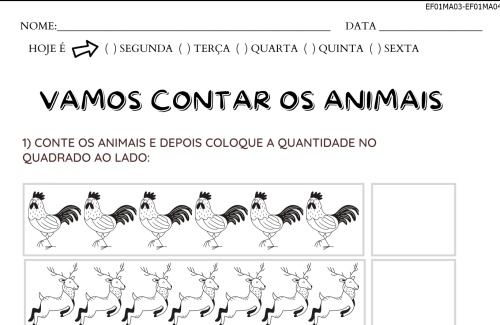  COMPARANDO QUANTIDADE 