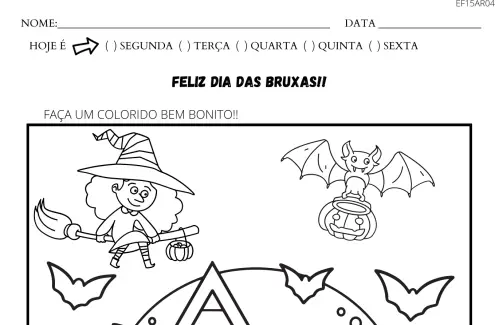 desenho dia das bruxas