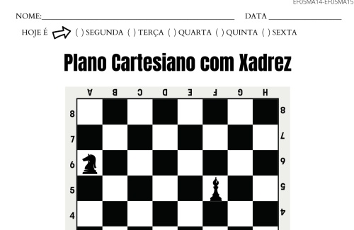 Xadrez no ensino do plano cartesiano - Plano de aula de matemática