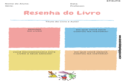 ficha de leitura